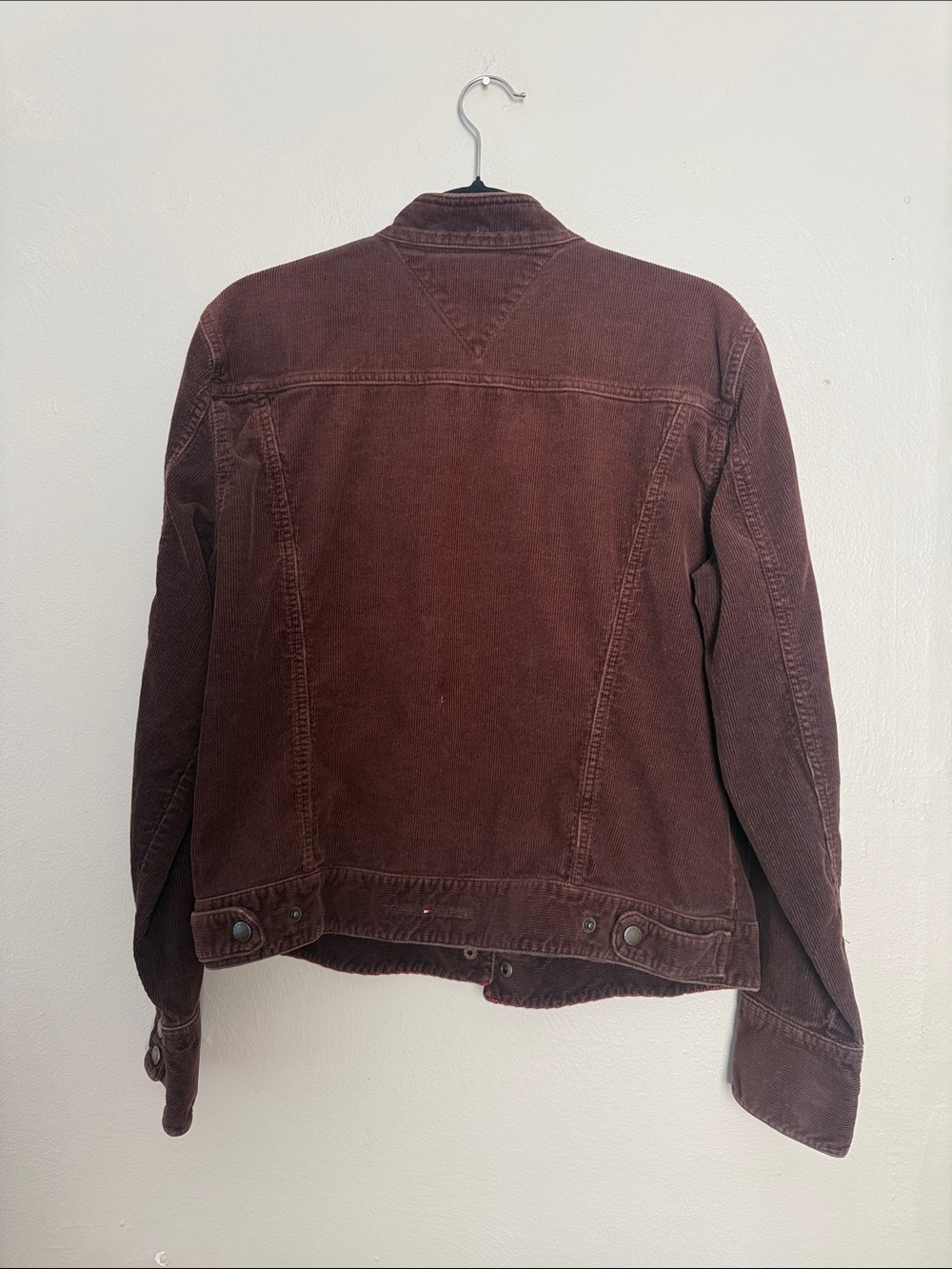 Tommy Hilfiger Dark Brown Corduroy Bomber Jacket - Picture 6 of 7